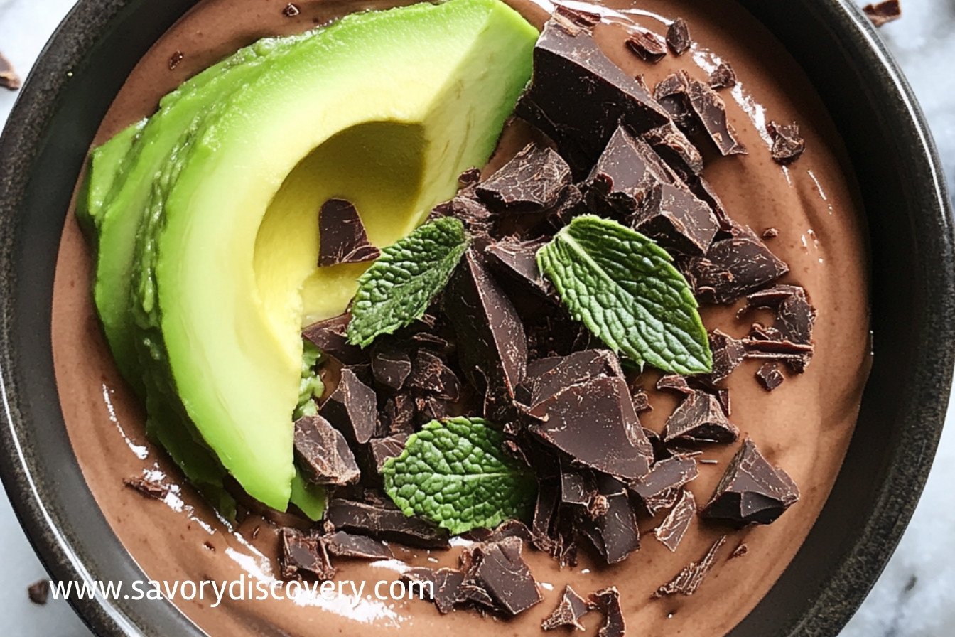 Healthy Chocolate Avocado Mousse